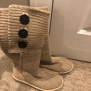 Women’s UGG Classic Cardy Knit Boots